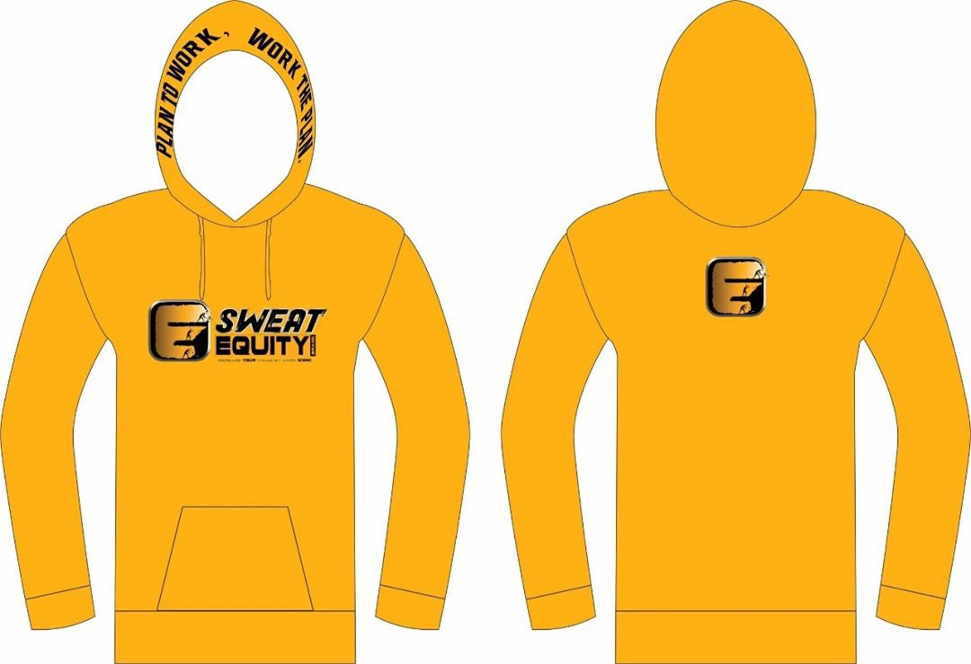 Sweat Equity Plan To Work, Work the Plan on Hood Hoodies