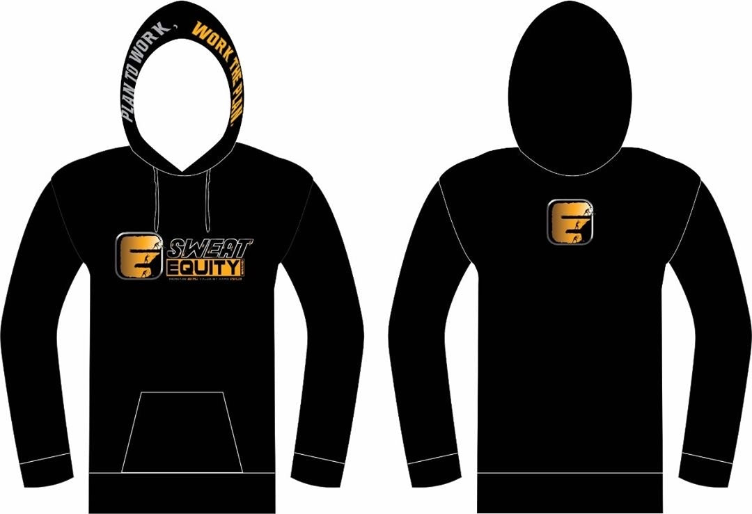 Sweat Equity Plan To Work, Work the Plan on Hood Hoodies