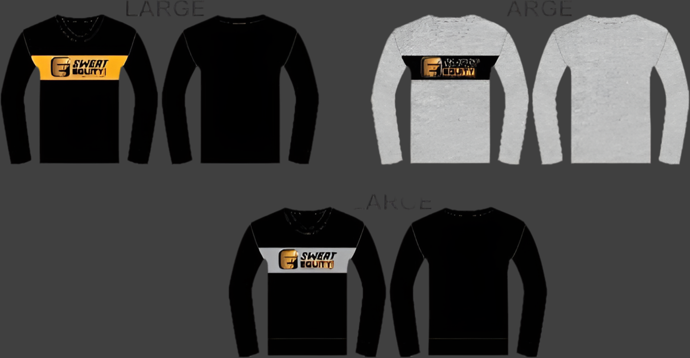 Front Stripe CrewNeck Sweatshirt