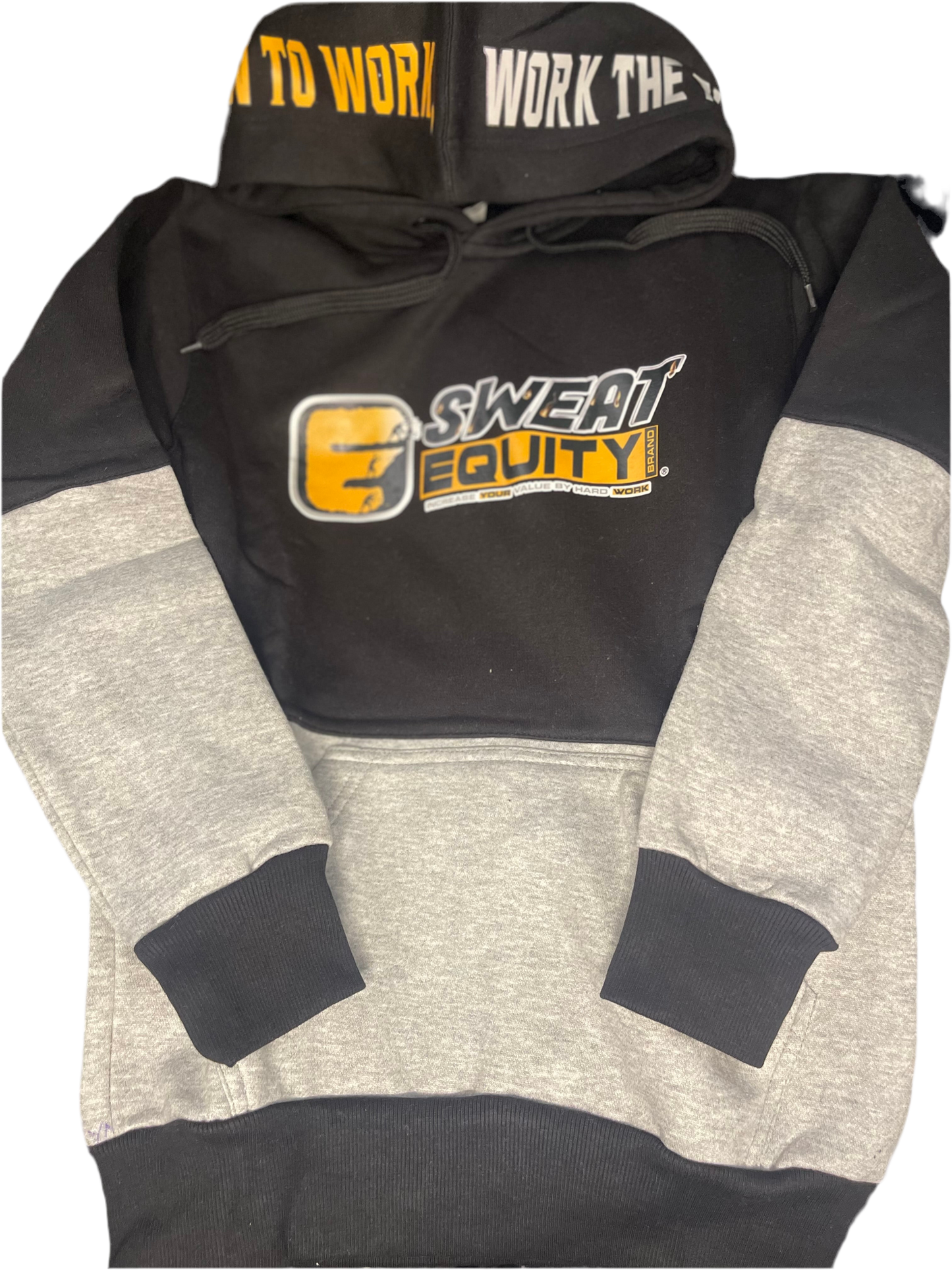 Sweat Equity Plan To Work, Work the Plan on Hood Hoodies