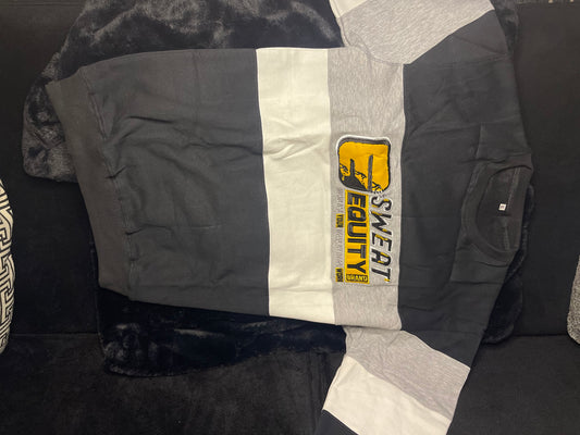 3 Stripe Crewneck Sweatshirt (Authentic)