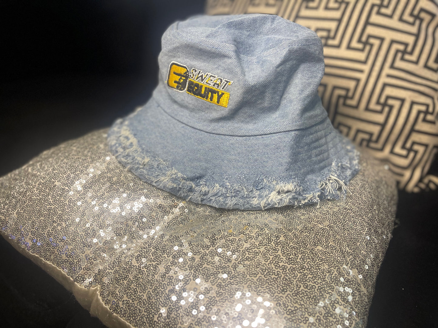 Sweat Equity Bucket Hat (Blue Jean)