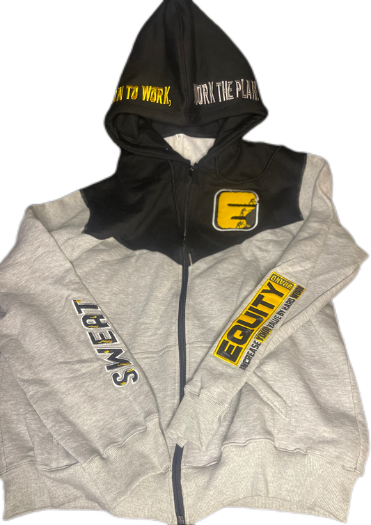 Zipper Sweat Equity Hoodie (Authentic)