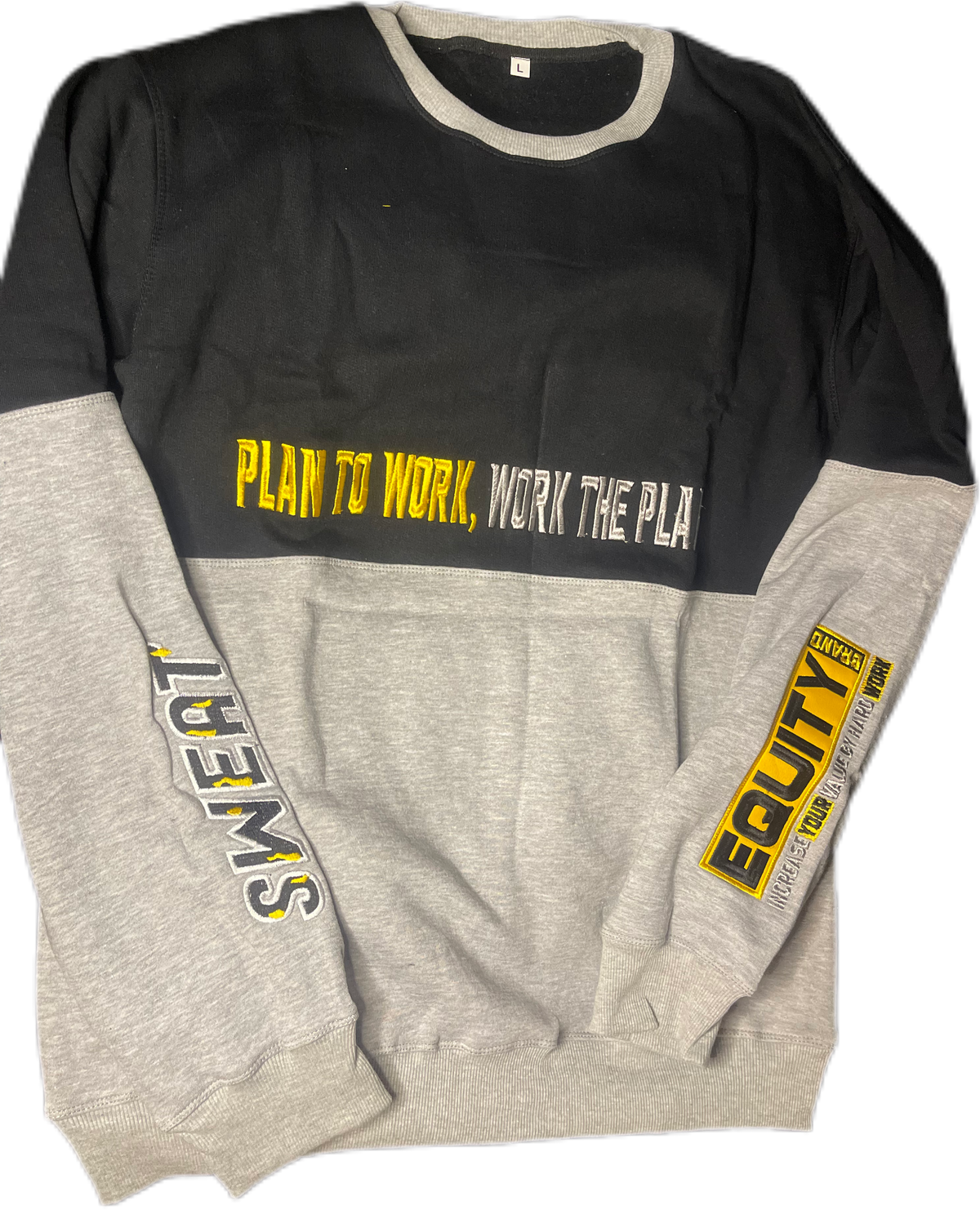 2 Tone Crewneck Sweatshirt (Authentic) – SWEAT EQUITY Brand (Clothing)