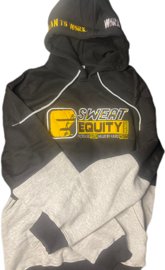 2 Tone Pull Over Hoodie (Authentic)